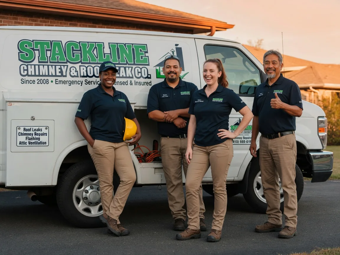 Chimney flashing repair company in Hollister, OK